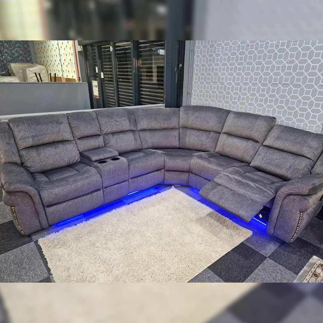 Berlin Electric Recliner Corner Sofa