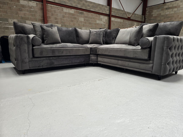 Royal Mayfair Chesterfield Corner Sofa