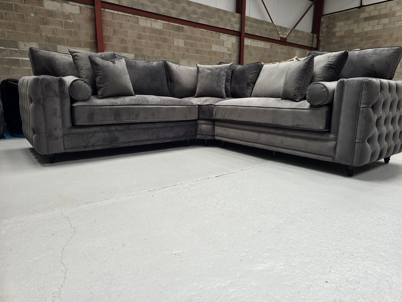 Royal Mayfair Chesterfield Corner Sofa