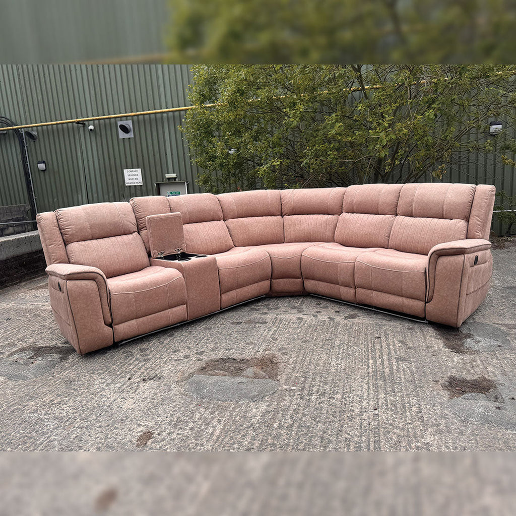 Hannah Electric Corner Sofa Beige