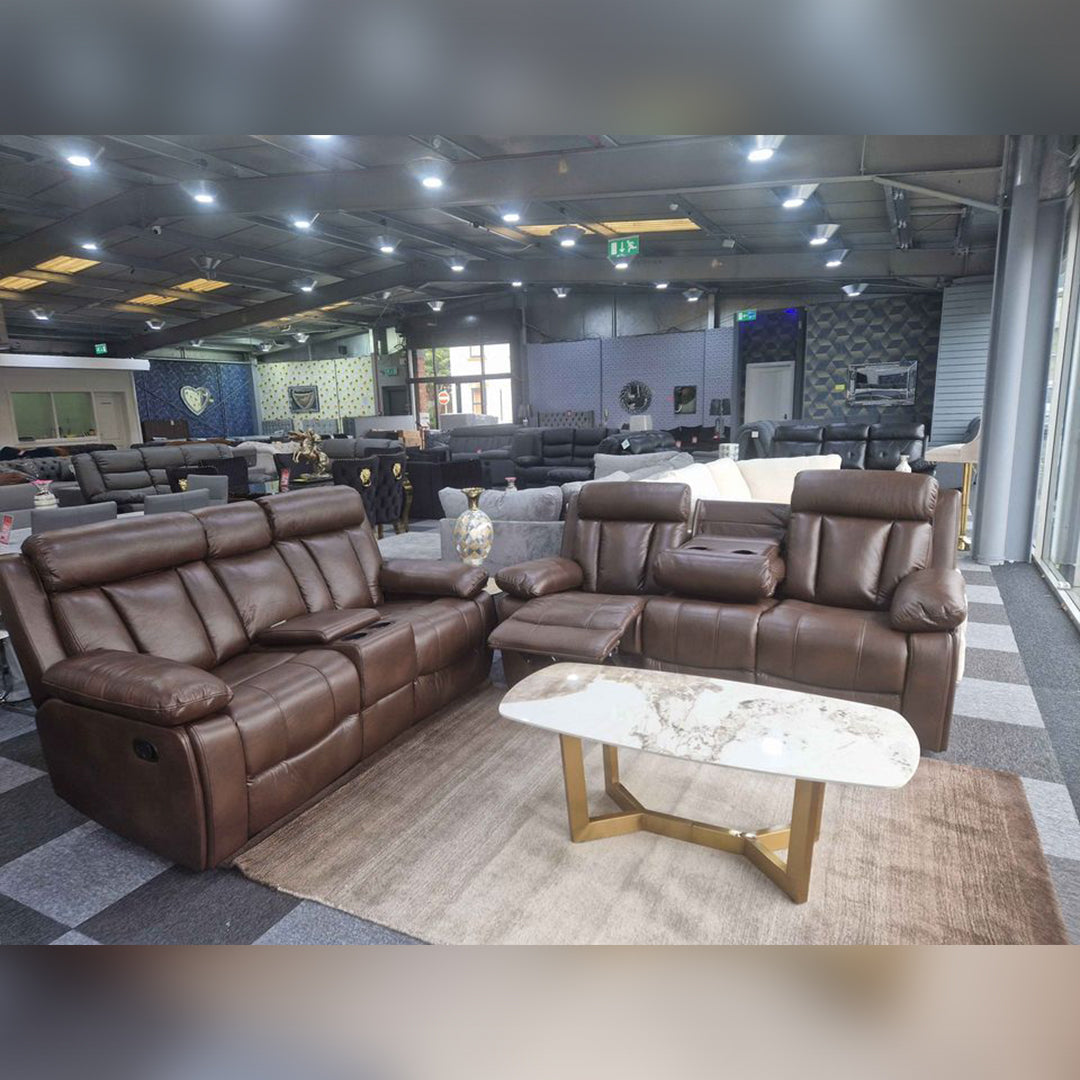 Leather Recliner 3+2 Seater