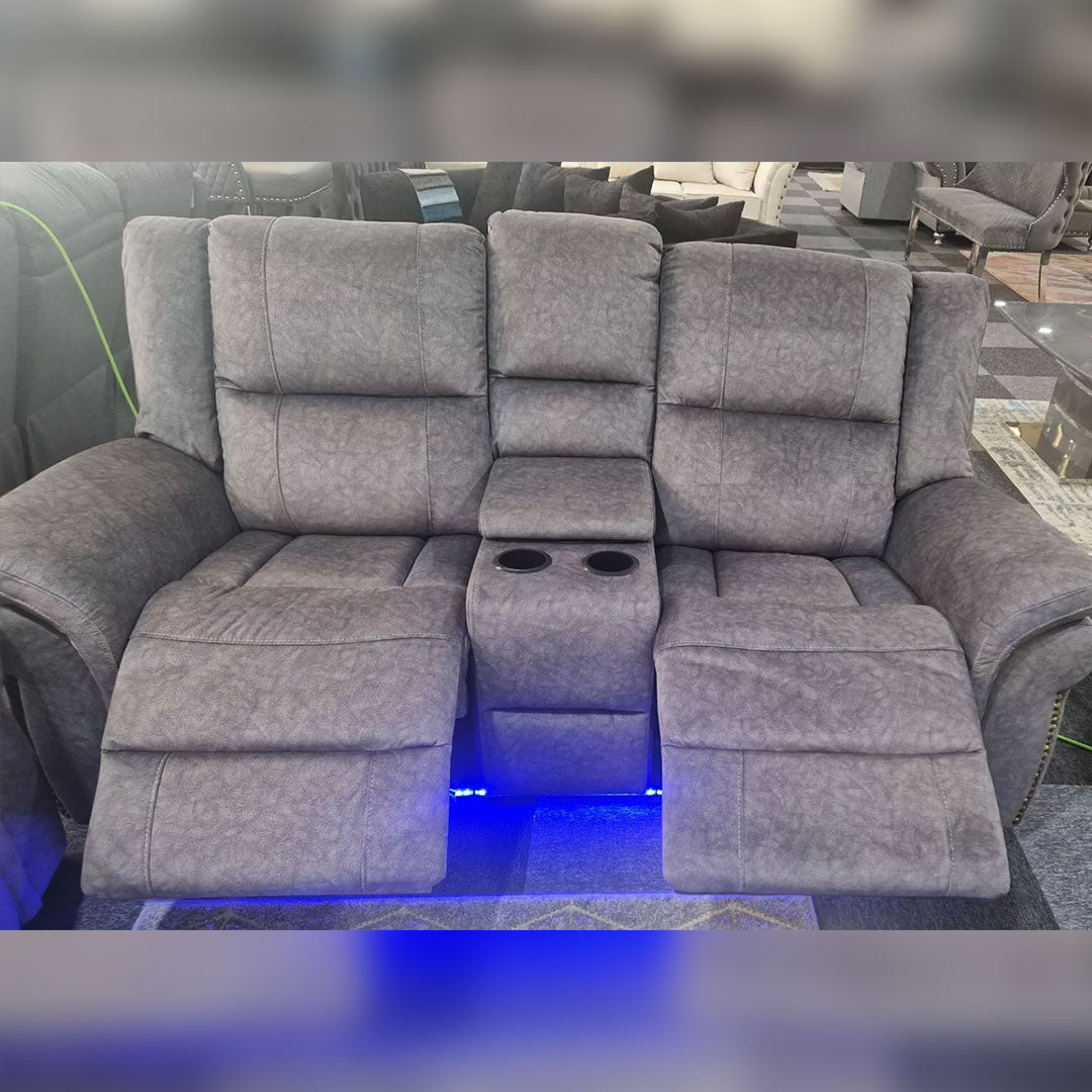 Berlin Fabric Electric Recliner Sofa 3+2 Seater
