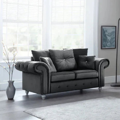 Ashwin Modern 2-Seater Fabric Sofa