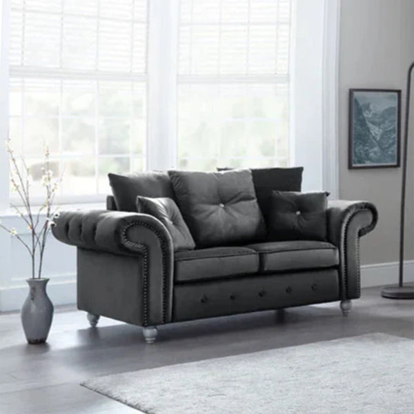 Ashwin Modern 2-Seater Fabric Sofa