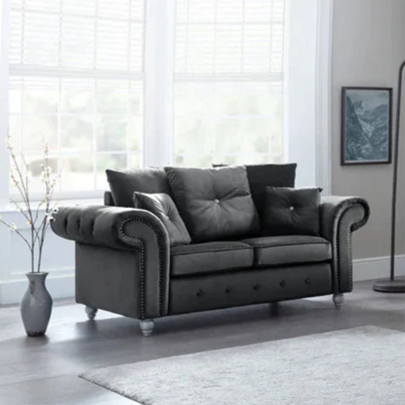 Ashwin Modern 2-Seater Fabric Sofa