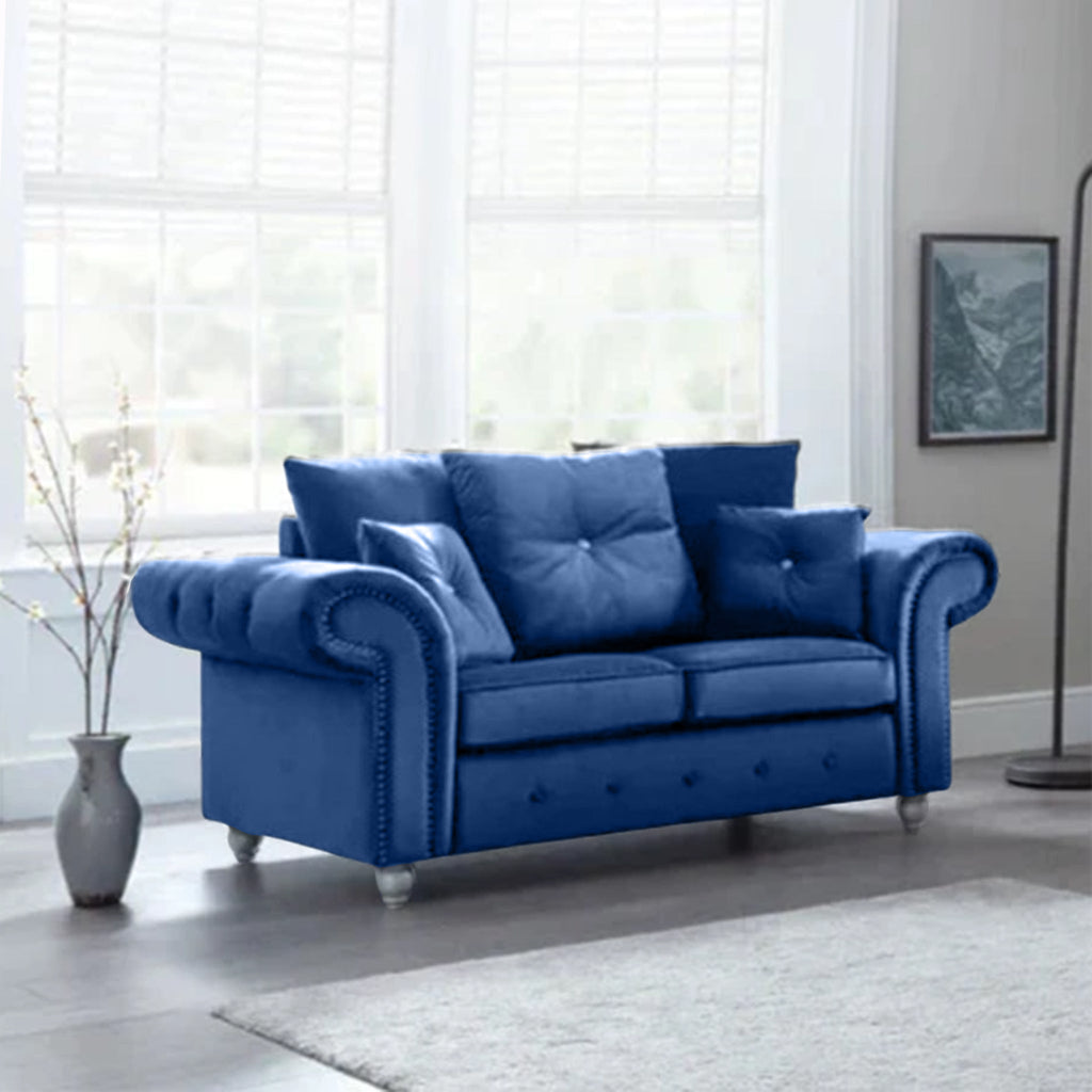 Ashwin Modern 2-Seater Fabric Sofa