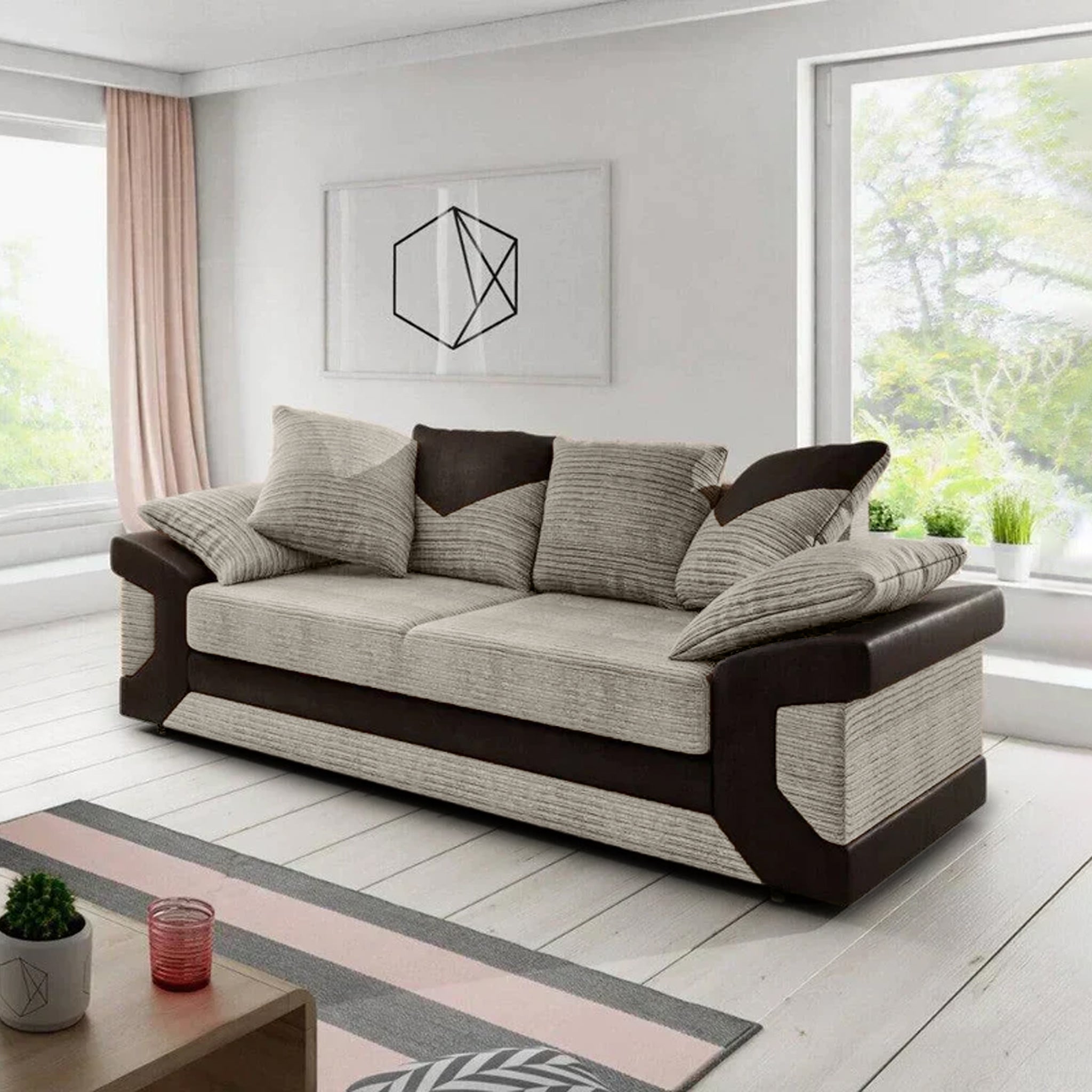 DINO Jumbo Cord 3 Seater Sofa