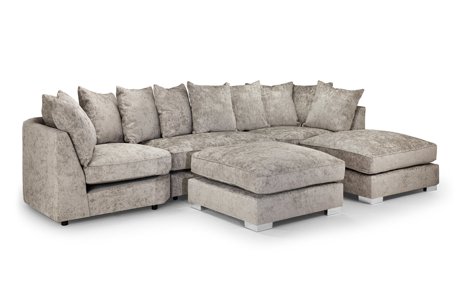 Bishop U-Shape Sofa /Corner Sofa in Truffle