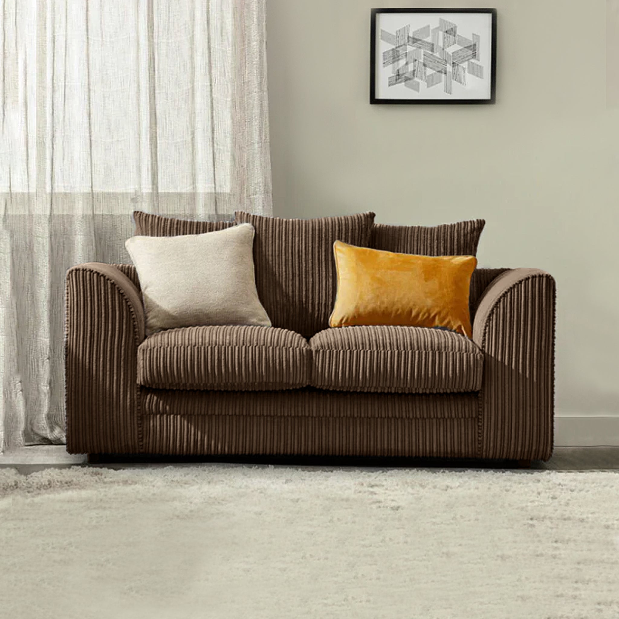 Byron Jumbo 2 Seater Sofa - Extra Large Comfort Seating