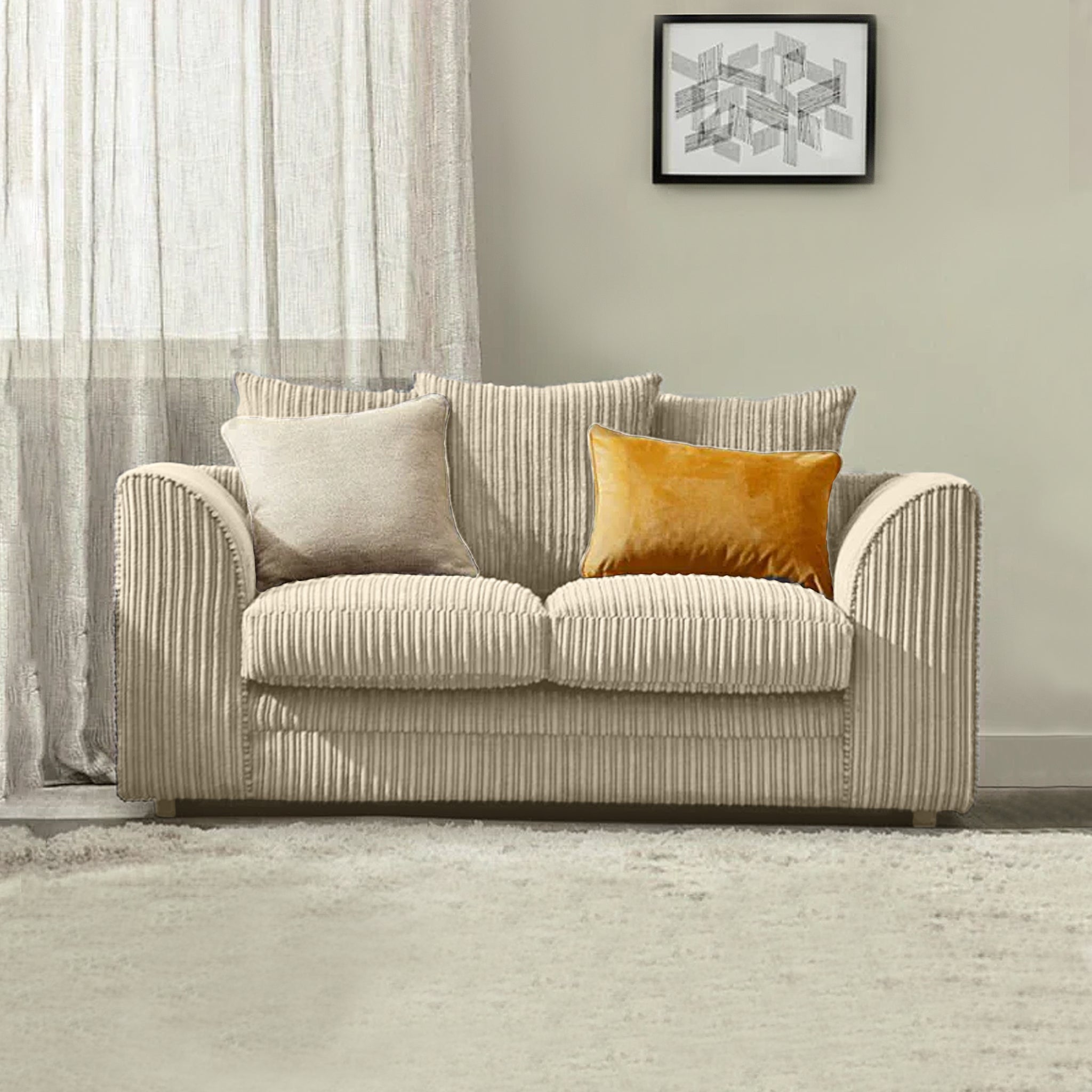 Byron Jumbo 2 Seater Sofa - Extra Large Comfort Seating