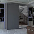 COLLIN VOTAN BLACK SLIDING WARDROBE 200/250cm