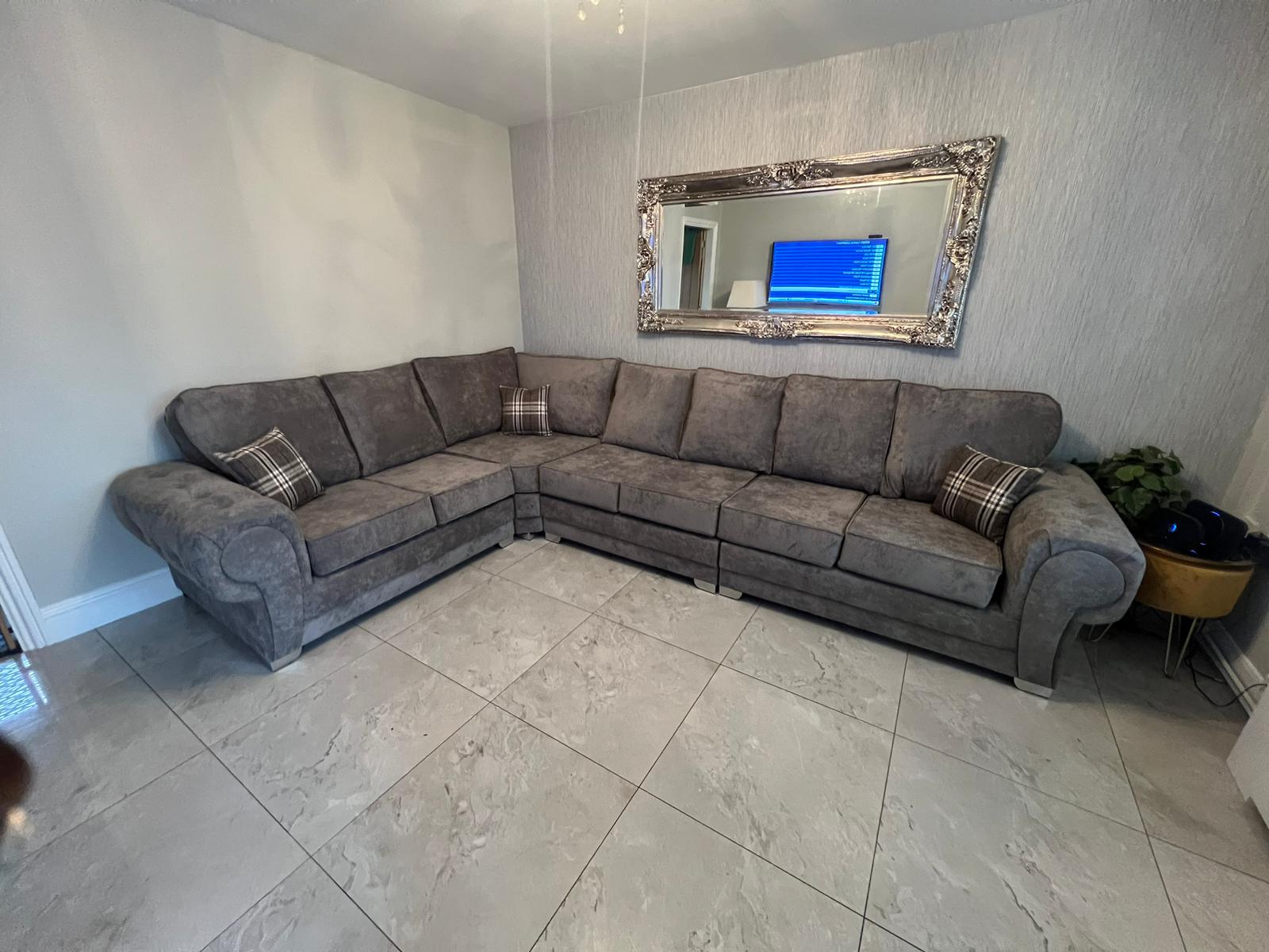 Verona 7 Seater Full Back Corner Sofa