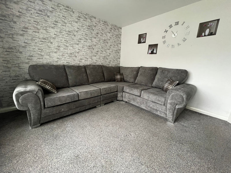 New Verona 6 Seater Full Back Corner Sofa