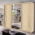 Koblenz Mirror Sliding Door 250cm Wardrobe