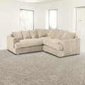 Liverpool Jumbo 5 Seater Wide Armrests With Footstool High quality Fabric Sofa