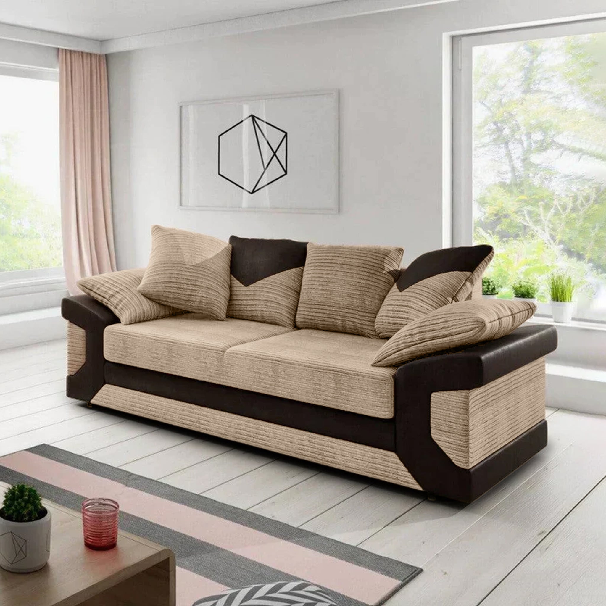 DINO Jumbo Cord 3 Seater Sofa