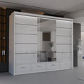HIGH GLOSS SYCYLIA WARDROBE 150-208-255CM