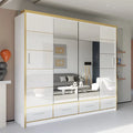 SYDNEY HIGH GLOSS WARDROBE 203cm/253cm
