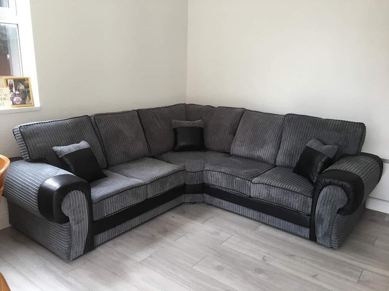 2c2 Tango Jumbo Cord 5 Seater Corner