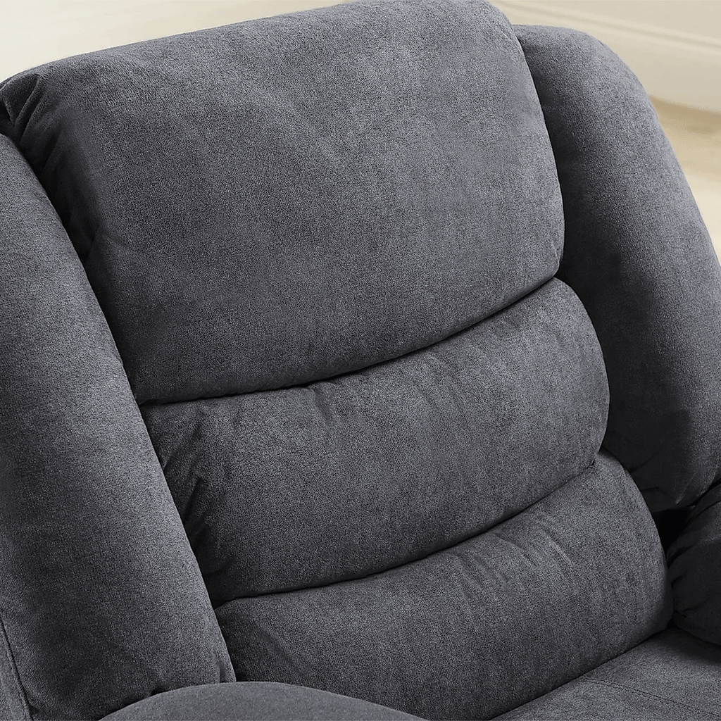 Fabric Recliner Sofa Arm Chair Grey