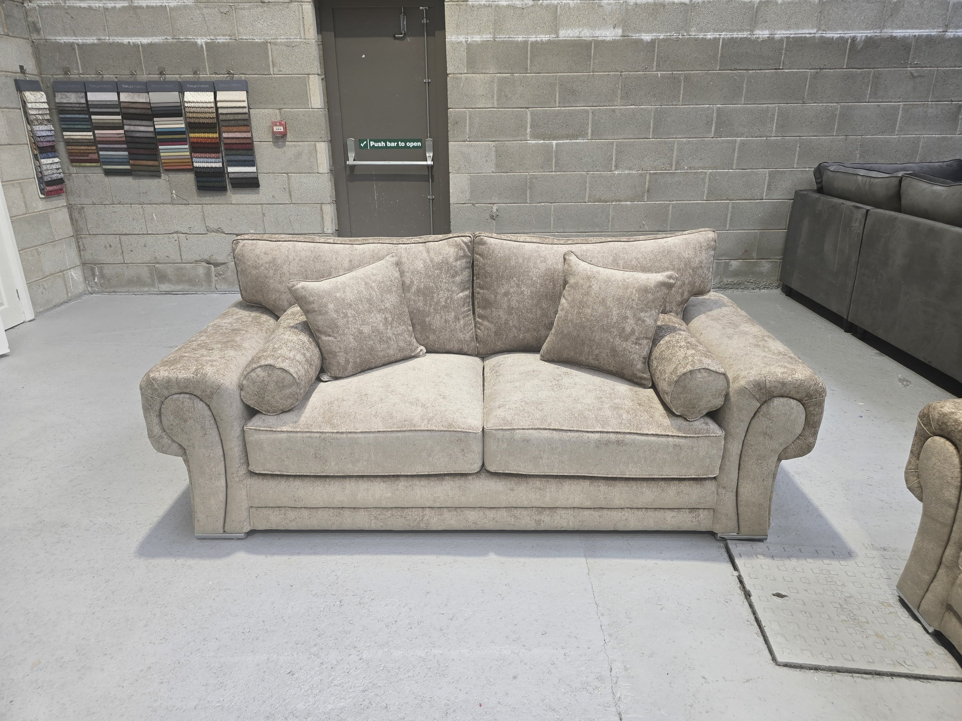 Verona 3+2 Seater Sofa Set – Mink Alaska Fabric