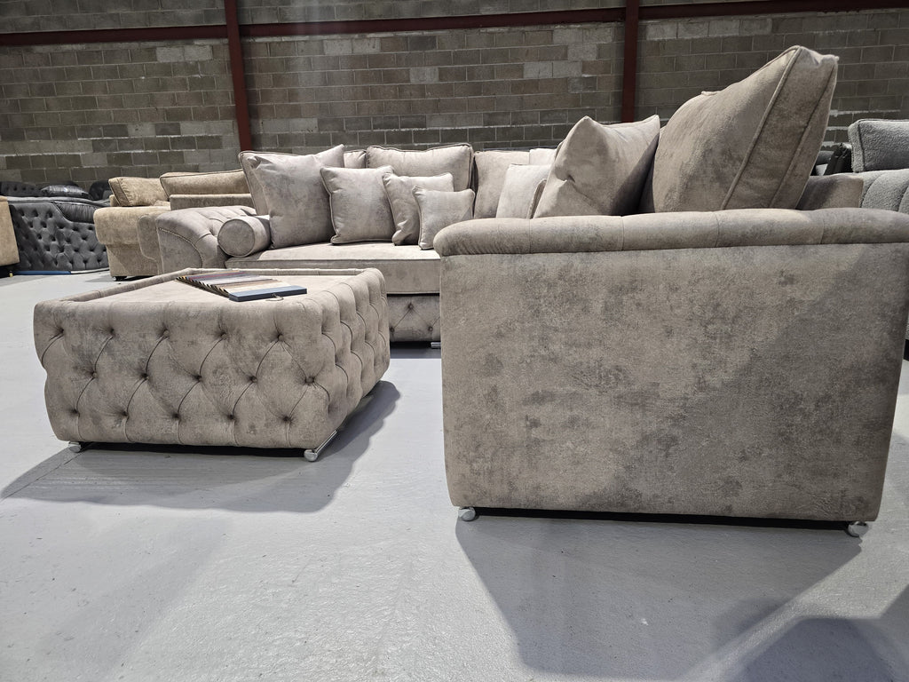 Malibu Chesterfield Corner Sofa