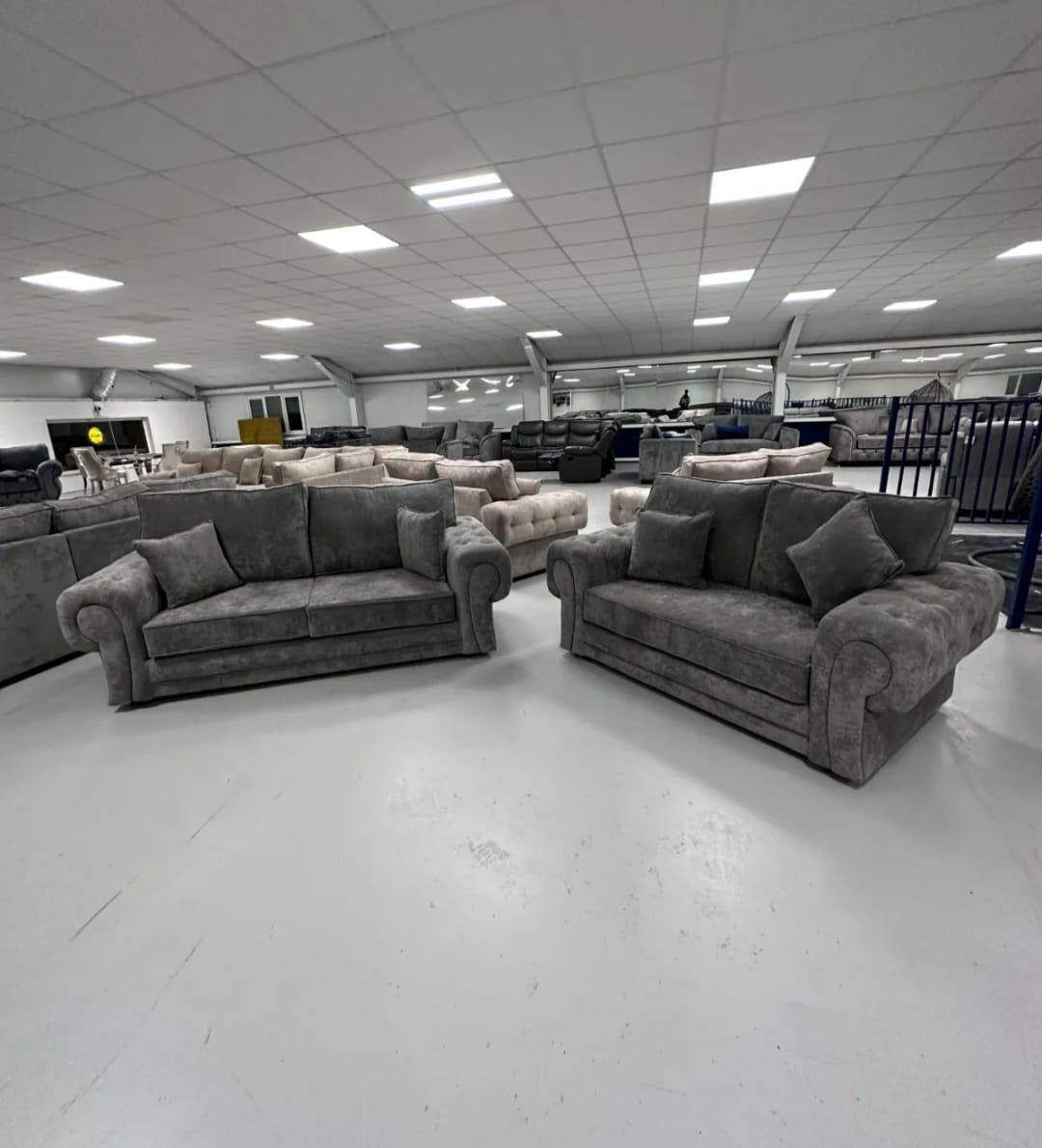 Verona 3+2 Seater Sofa Set – Grey Kensington