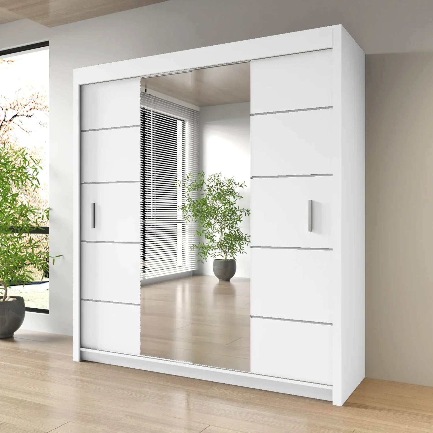 Lisboan Mirror Sliding Wardrobe