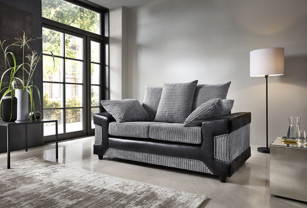 DINO Jumbo Cord Fabric 2-Seater Sofa - Comfortable Living Room Furniture