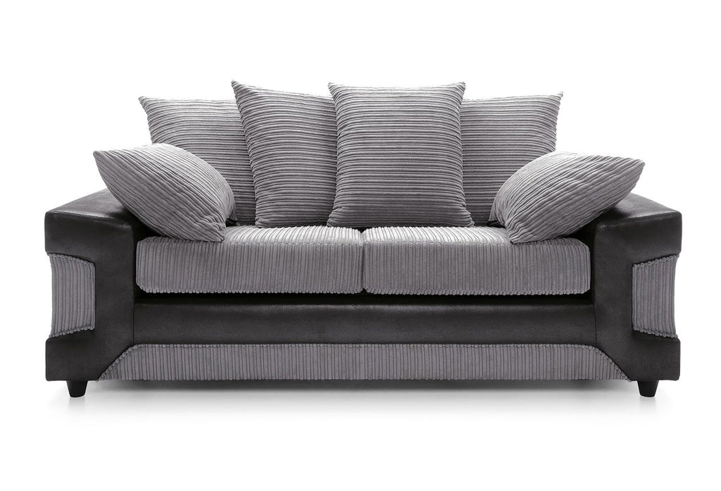 DINO Jumbo Cord Fabric 2-Seater Sofa - Comfortable Living Room Furniture