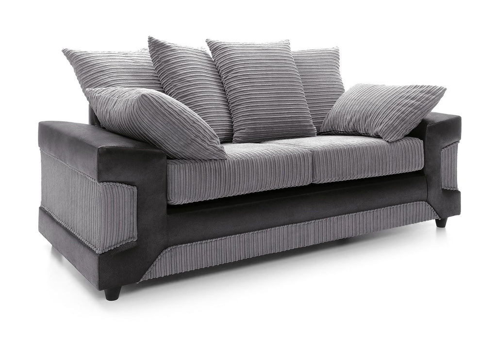 DINO Jumbo Cord Fabric 2-Seater Sofa - Comfortable Living Room Furniture