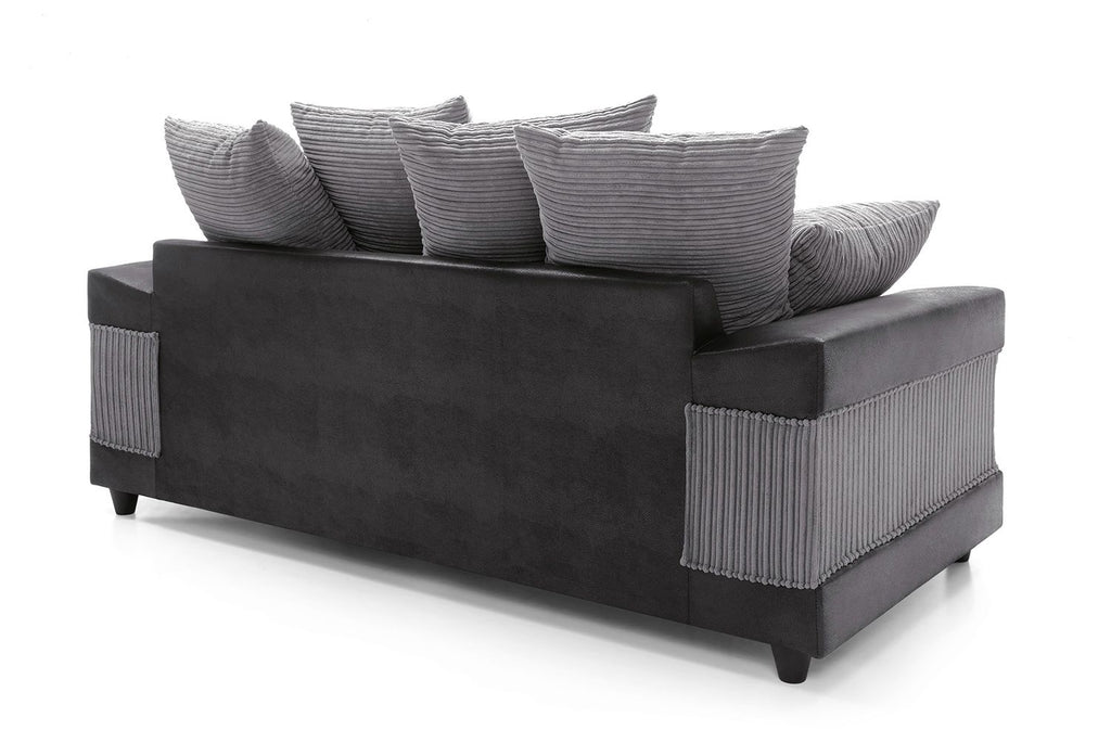 DINO Jumbo Cord Fabric 2-Seater Sofa - Comfortable Living Room Furniture
