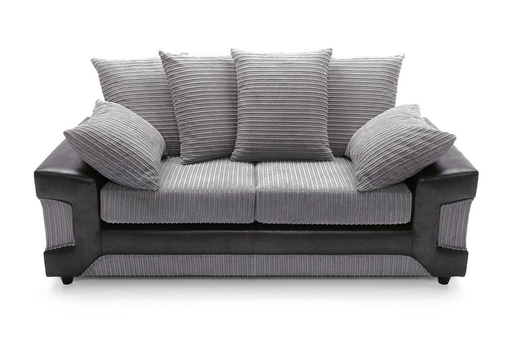 DINO Jumbo Cord Fabric 2-Seater Sofa - Comfortable Living Room Furniture
