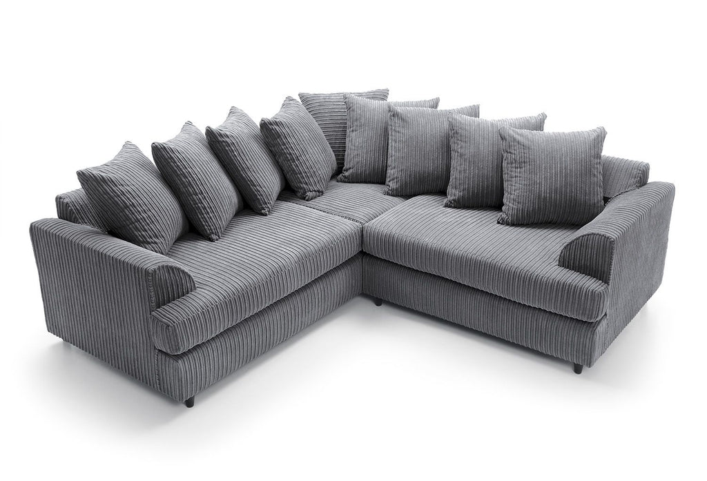 Liverpool Jumbo 5 Seater Wide Armrests With Footstool High quality Fabric Sofa