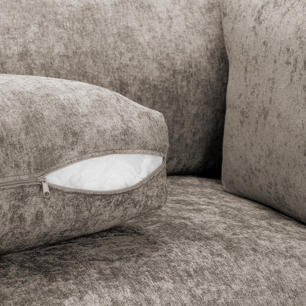 Bishop U-Shape Kensigton Scatter Back Moveable Footstools Rolled Arms Sofa