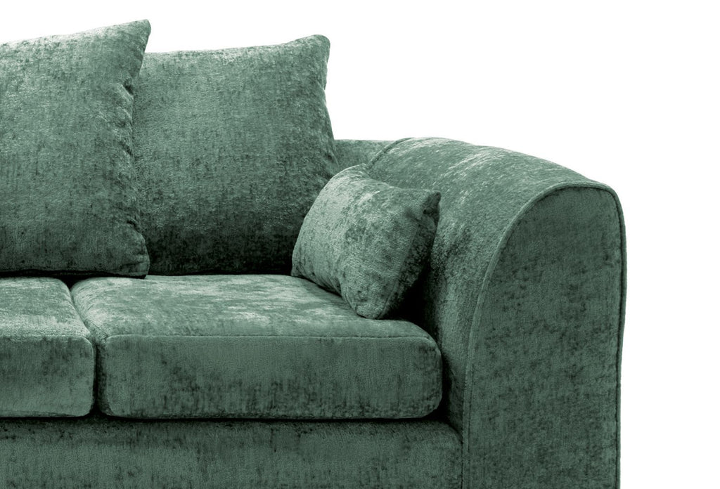 Dilano Chenille Fabric Corner Sofa Left or Right Facing L-Shaped Sofa
