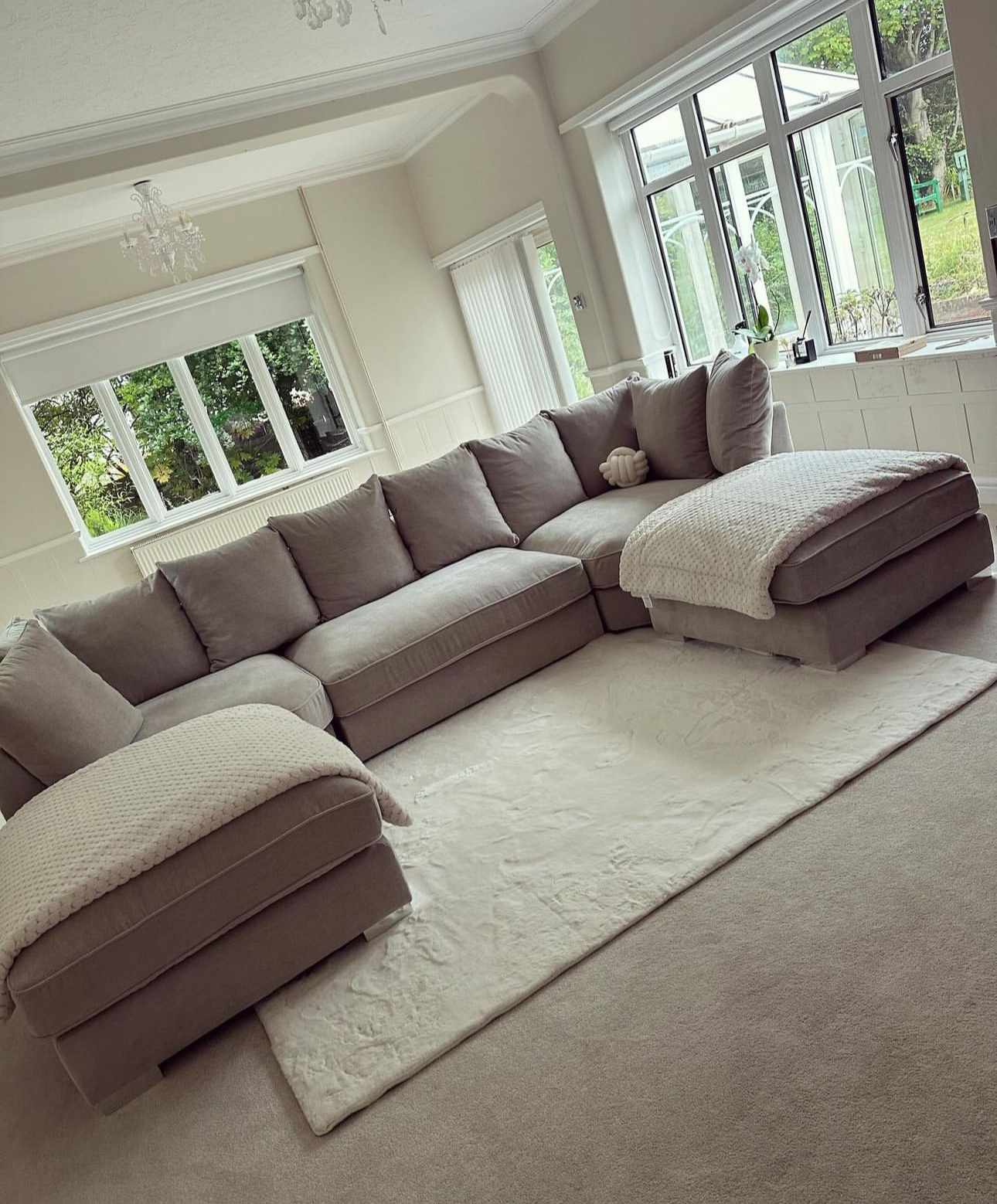 U-Shaped Sofa Collection – Full Back & Scatter Back