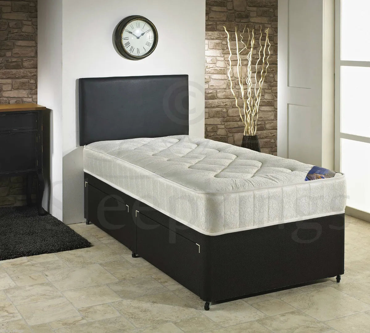 Divan bed with Headboard