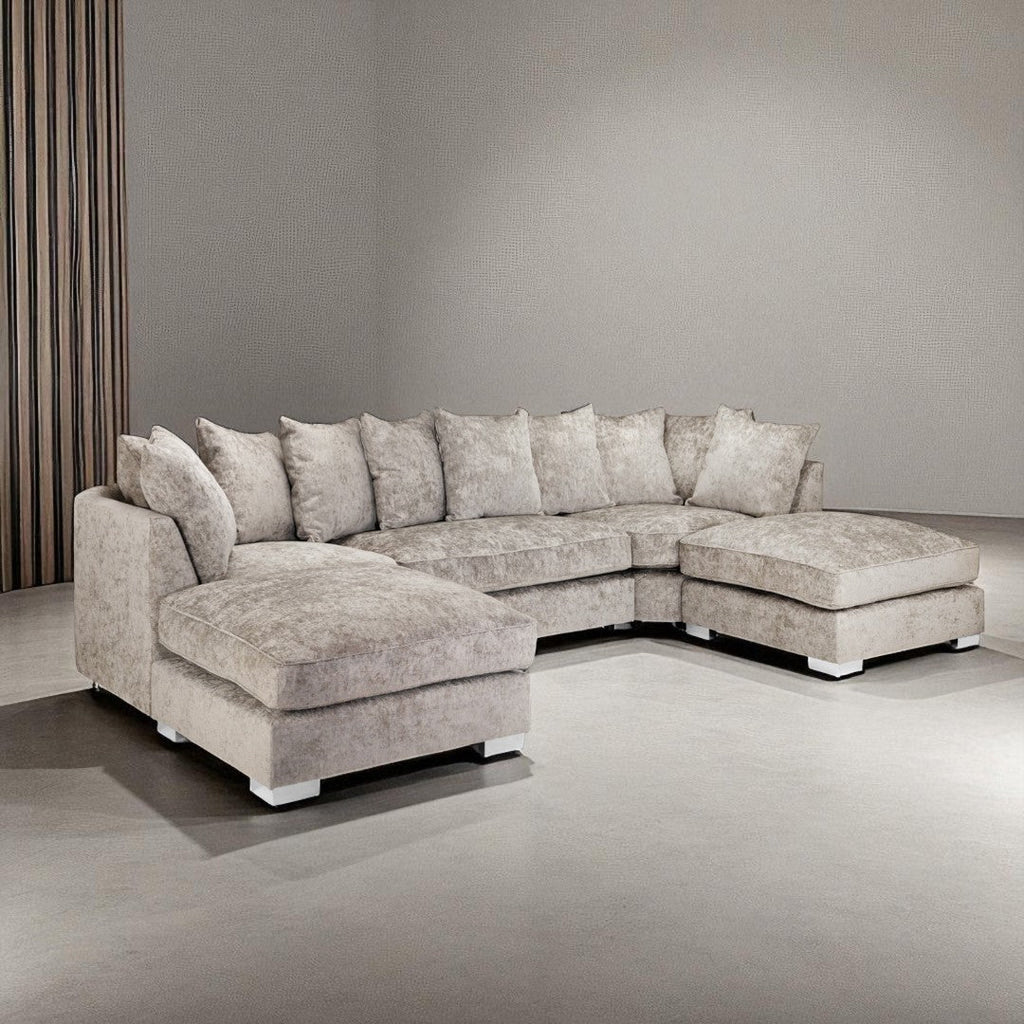 Bishop U-Shape Sofa /Corner Sofa in Truffle